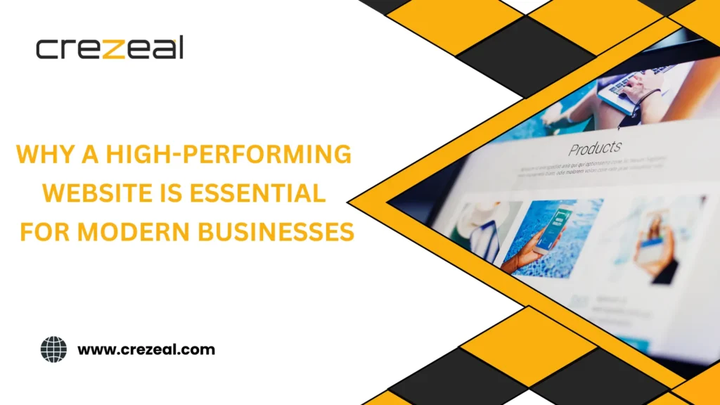 Banner illustrating why a high-performing website is essential for modern businesses